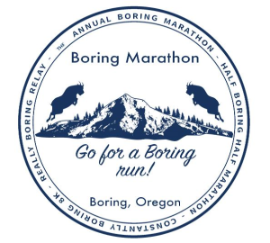 Boring Marathon Race Series logo